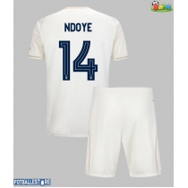 Nottingham Forest Dan Ndoye #14 Bortedraktsett Barn 2025-26 Kortermet (+ Korte bukser)